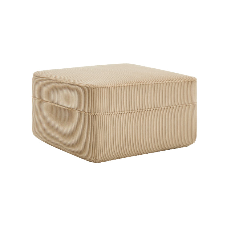 Martha Ottoman Corduroy Camel