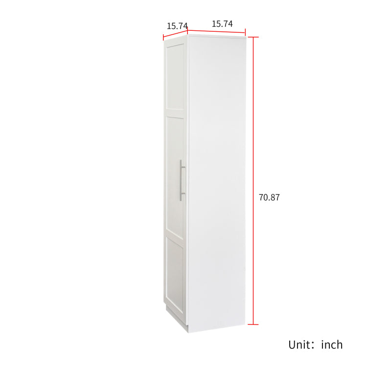 Kitchen Pantry Cabinet, White Freestanding Buffet Cupboards Sideboard With Doors & Shelves, Kitchen Pantry Storage Cabinet For Kitchen, Living Room And Dinning Room