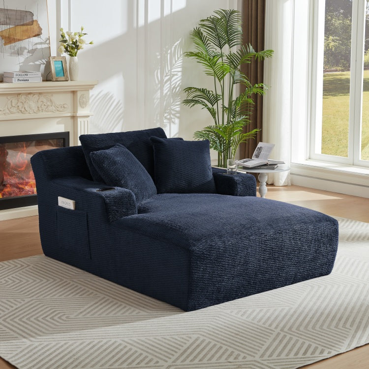 Oversized Chaise Lounge Chair Indoor,No Assembly Required,Comfy Sleeper Sofa For Living Room,Office