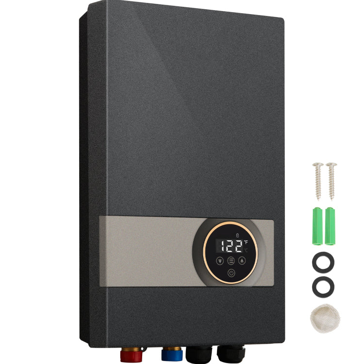 Instant Water Heater, 18Kw Electric Tankless Water Boiler, Digital Temperature Display & Easy Installation & 24 Hour Water Supply, For Kitchen Bathroom Shower Mall Salon Shampoo Etl Listed