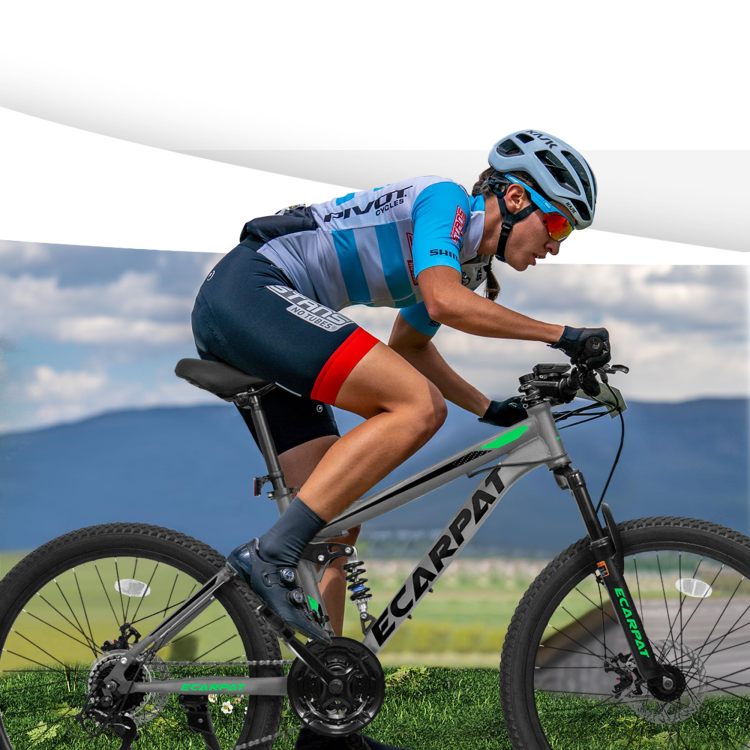 A2460 24 Inch Mountain Bike With Full Suspension, 21 Speed Shifter Lever With Gear Indicator, High Carbon Steel Frame, Mechanical Disc Brakes, Unisex For Men Women Adults, Ideal For Trails