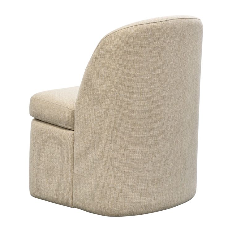 Dining Chair With Castors, Taupe