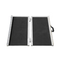 Portable Wheelchair Ramp, 6 Ft 800 Lbs Capacity, Non Slip Aluminum Folding Threshold Ramp, Foldable Mobility Scooter Ramp Wheel Chair Ramp, Handicap Ramp For Home Steps, Stairs, Doorways, Curbs