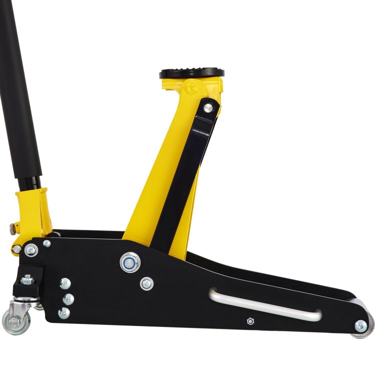 1.5 Ton Low Profile Aluminum Steel Racing Floor Jack Dual Pump Lift Car