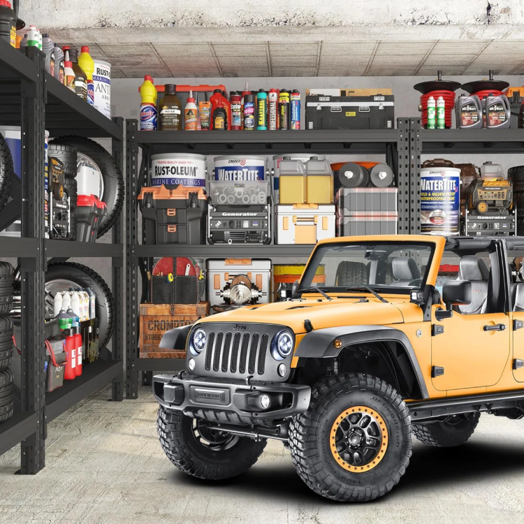 3 Tier Industrial Shelving Rack 63In, Heavy Duty Steel Shelving Unit Adjustable, 67" W*19.7" D*63"H, Black, Requires Assembly