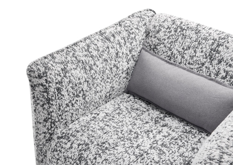Fancy Swivel Chair Jacquard Fabric Upholstery Modern Living Room Furniture 1Pc Accent Chair