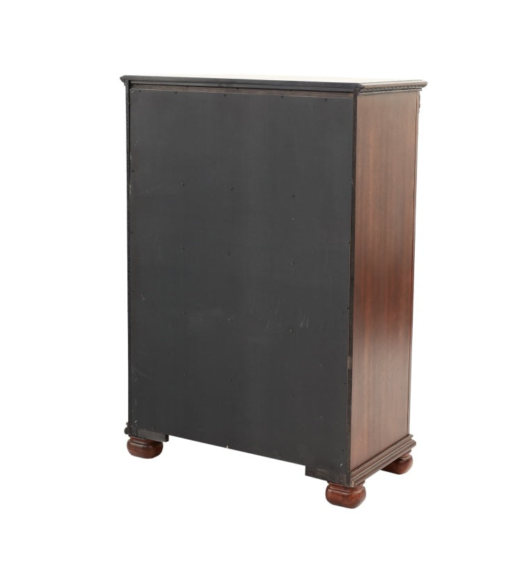 Dark Cherry 1Pc Chest Of Drawers Storage Bedroom Furniture Traditional Style Chest
