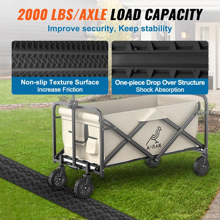 3 Pcs 39 In Speed Bumps 2000 Lbs Cable Protector Ramp Drop Over Cord Cover