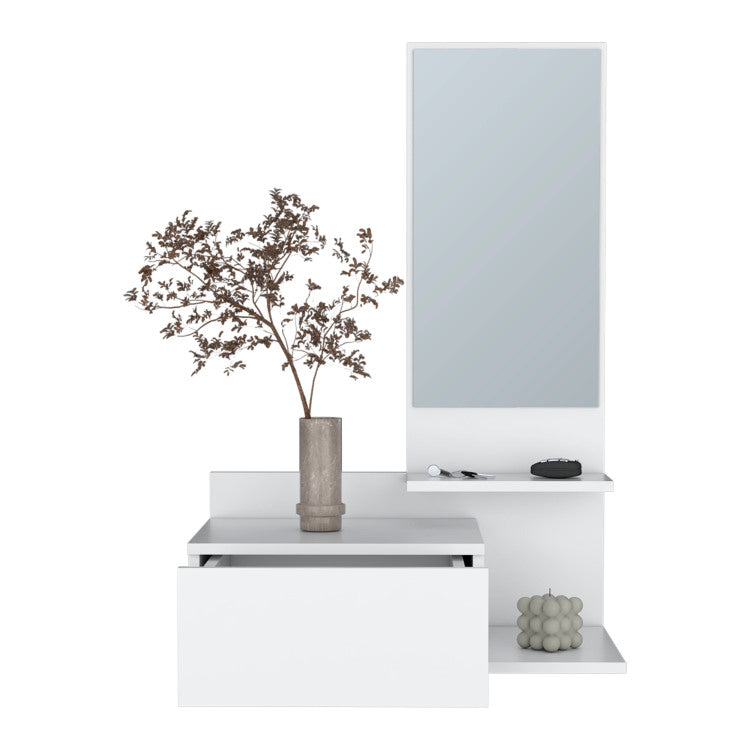 Floating Hallway Cabinet Lowell, Living Room, White