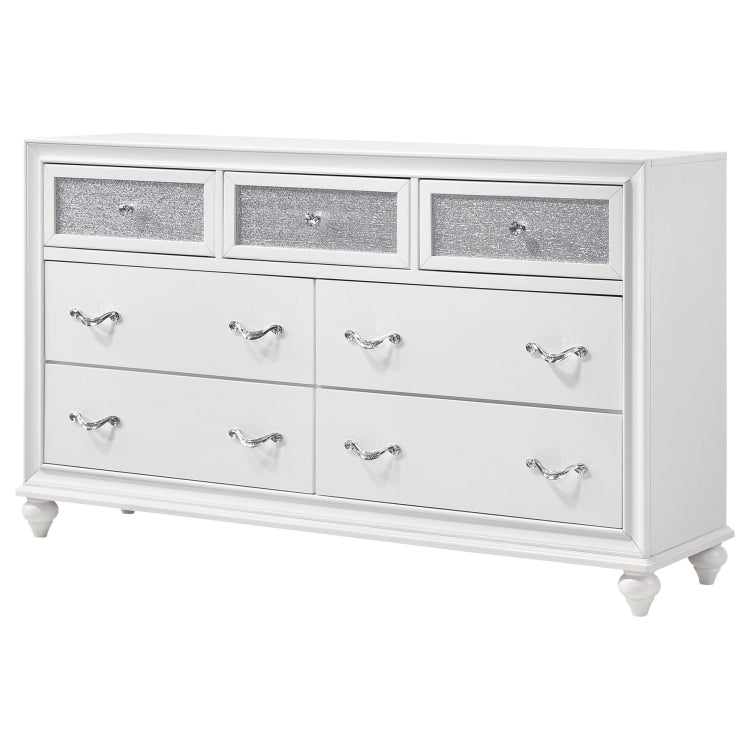 Randall White 7 Drawers Dresser