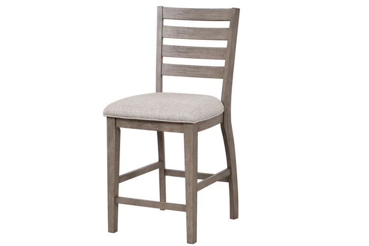 Counter Side Dining Stool W Ladder Back Set Of 2