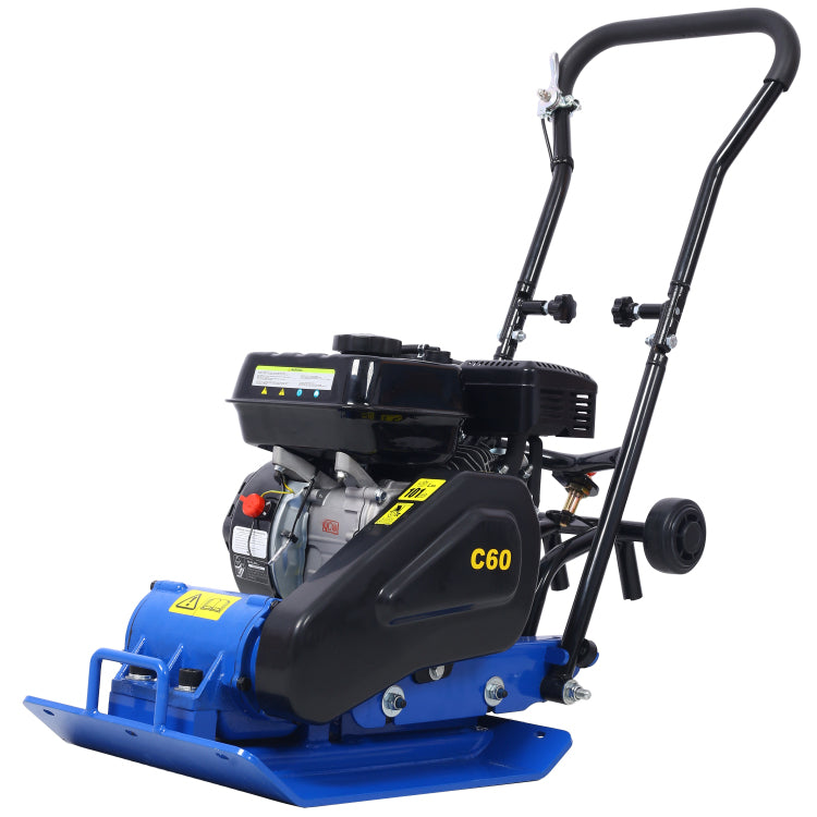 212Cc 7.0Hp 5600Vpm Gas Vibration Compaction Force 20 X 14 Inch Plate Compactor W Built In Wheel,Epa Compliant