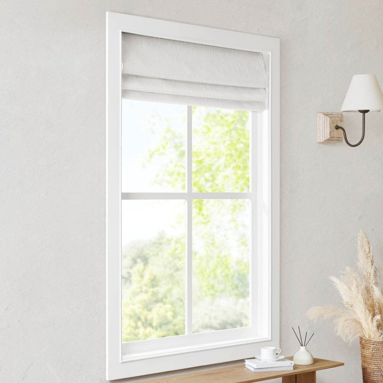 1Pc 34X64" Total Blackout Cordless Roman Shade