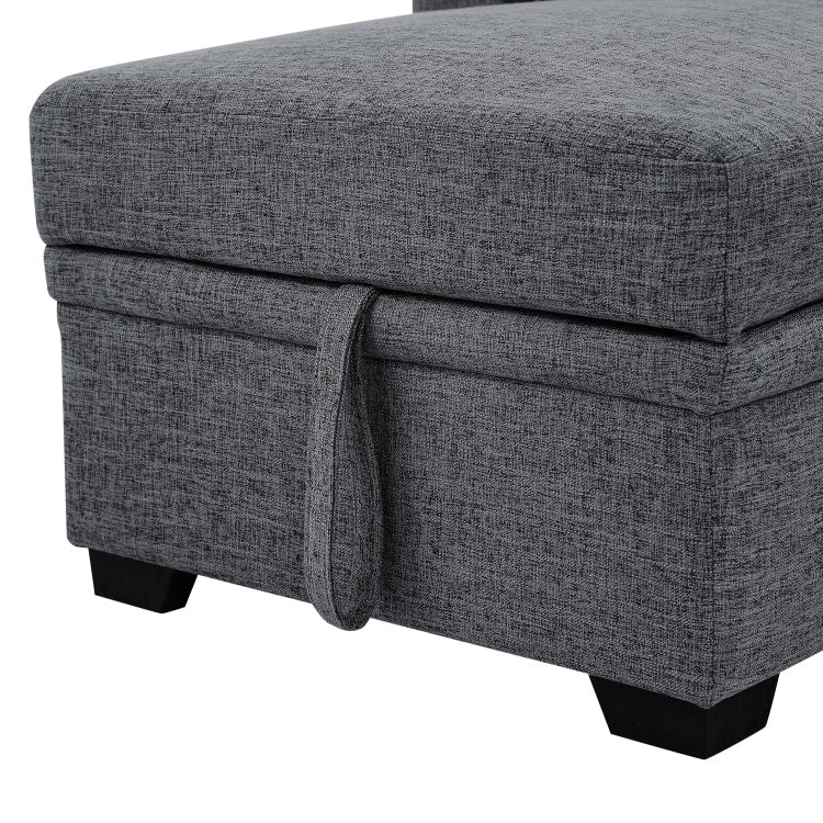 Modular Sleeper Sectional Sofa With Storage