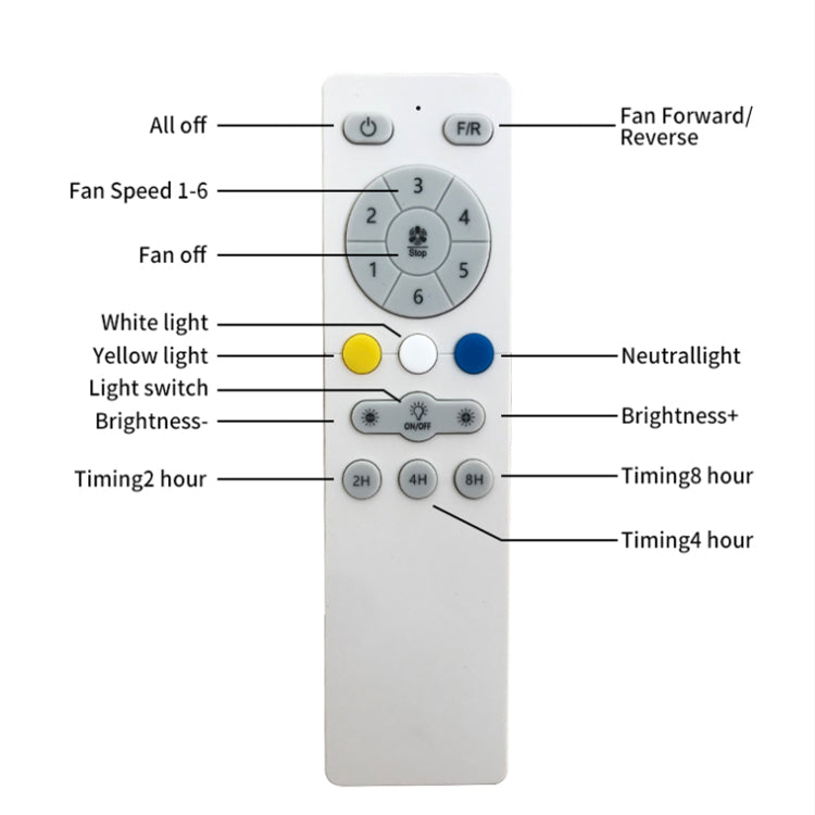 52 Inch White Wood S With Lights And Remote, Modern Flush Mount Low Profile With Light, 6 Speed, Reversible Dc Motor, For Bedroom Outdoor Farmhouse Patios
