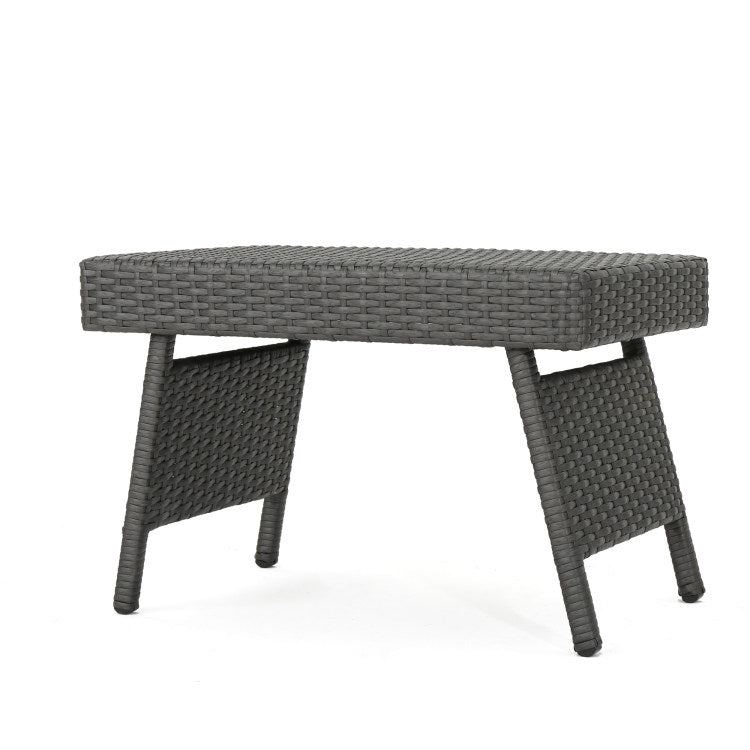 Salem Pe Wicker Snack Table