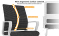 Minimalist Modern Office Chair Metal Frame, Soft & Comfortable, Home & Office Use, Multiple Colors Available