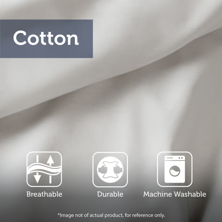 6 Piece Cotton Jacquard Oversized Comforter Set Full