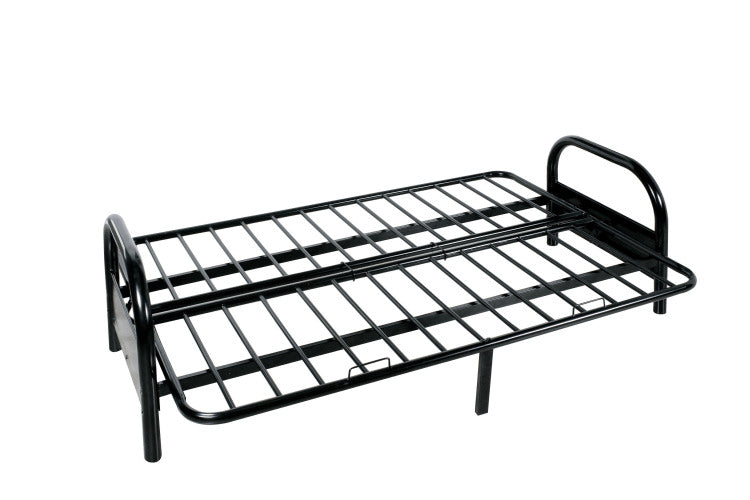 Alfonso Black Finish Adjustable Sofa Frame Cushion Not Included