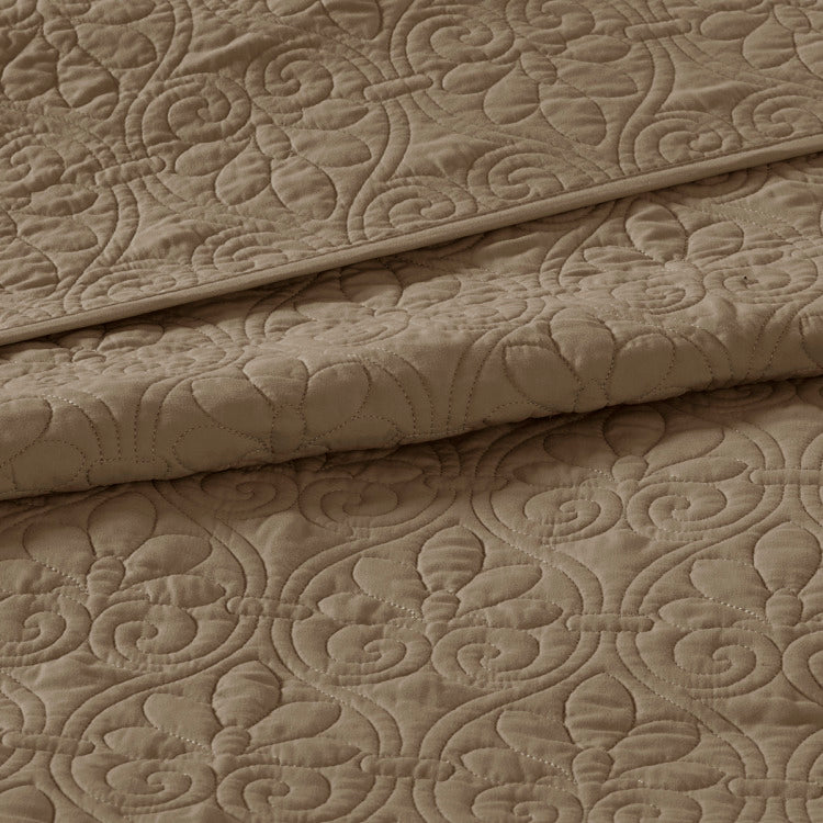 Reversible Bedspread Set Mocha King