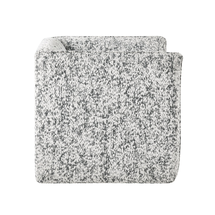 Fancy Swivel Chair Jacquard Fabric Upholstery Modern Living Room Furniture 1Pc Accent Chair