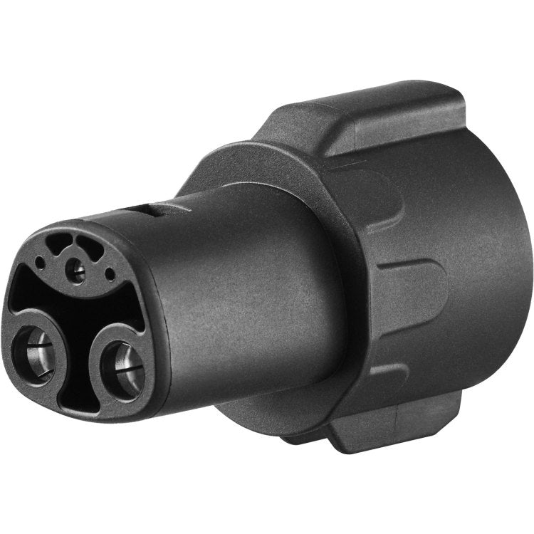 J1772 To Tesla Charger Adapter, 80 Amp 240V Ac, Sae J1772 Ev, With Storage Bag Anti Drop Lock Ip65 Tested To Ul Standards Material, Compatible With Tesla Model 3, Y, S, X