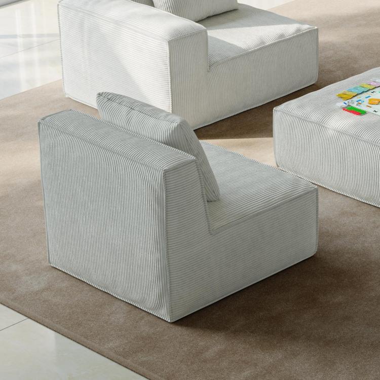 Belfin Modular Sectional Sofa, Convertible Tofu Block Sofa Floor Sofa Bed Armrest Comfy Sofa Bed Compressed Sofa Compression Sofa For Living Room Bedroom Chenille Fabric Beige