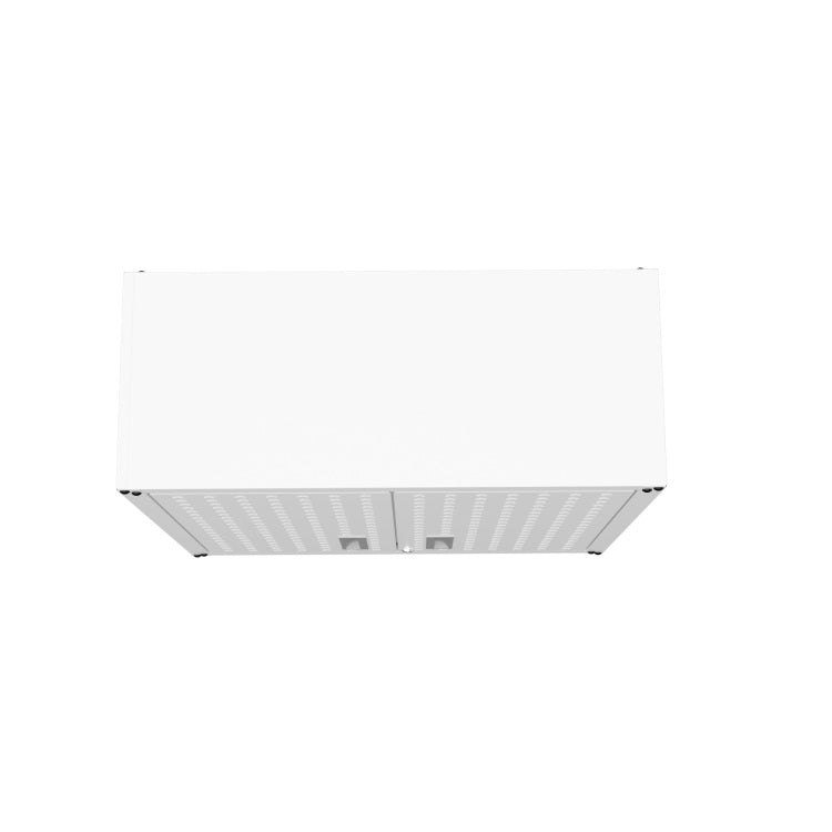 Floating Garage Cabinet In White