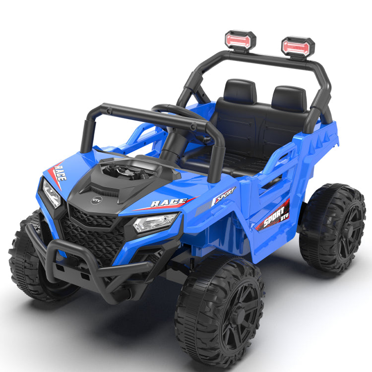 12V 2Wd Kids Ride On Utv W 2.4G Pc,Anti Collision Bar,High Chassis,Anti Slip Wheels & 4 Wheel Suspension,Upgraded Battery For 2 Hour Runtime,Provide A Safe Speed Of 1.86 3.11Mph For Kids Aged 3 5