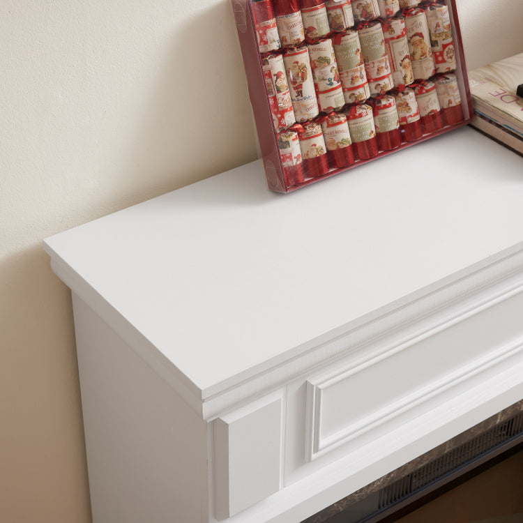 Only Mantel Not Included 23" Fireplace White,41.34"W*14"D*40"H