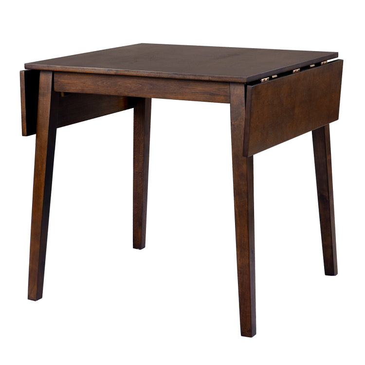 29" 45" Extendable Dining Table For 4, Folding Kitchen Table With Rubberwood Legs, Space Saving Dinner Table For Living Room, Kitchen, Dining Room, Small Space Only Table