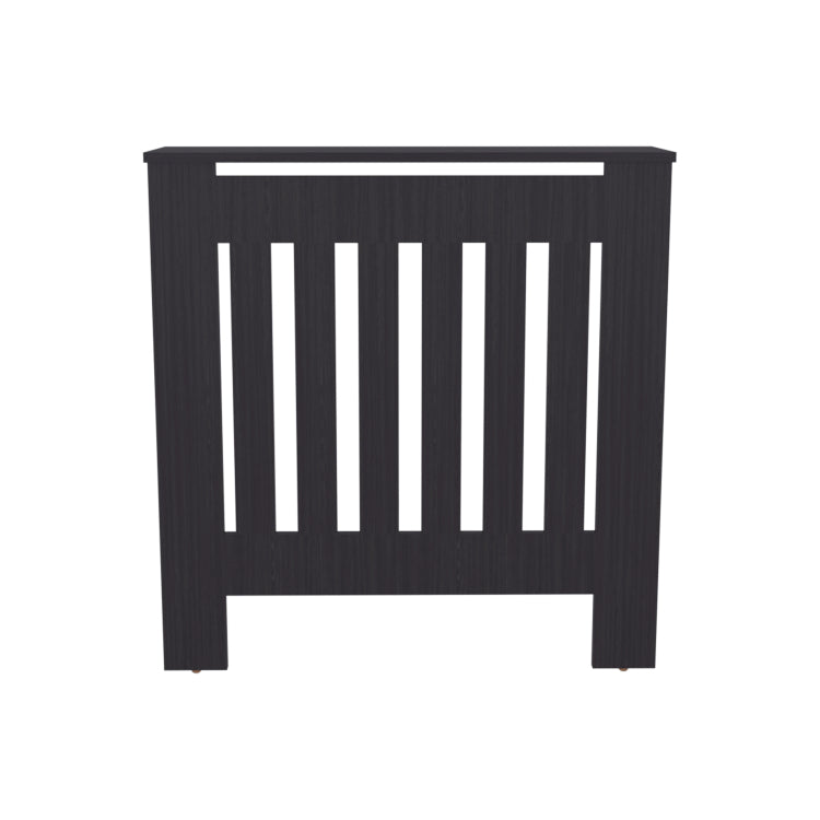 Radiator Cover Cabinet, 1 Shelf, Black Wengue