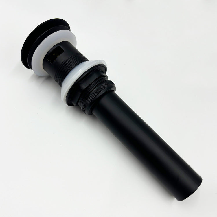 Bathroom Sink Drain With Overflow, Vessel Sink Lavatory Vanity Pop Up Drain Stopper, 304 Stainless Steel