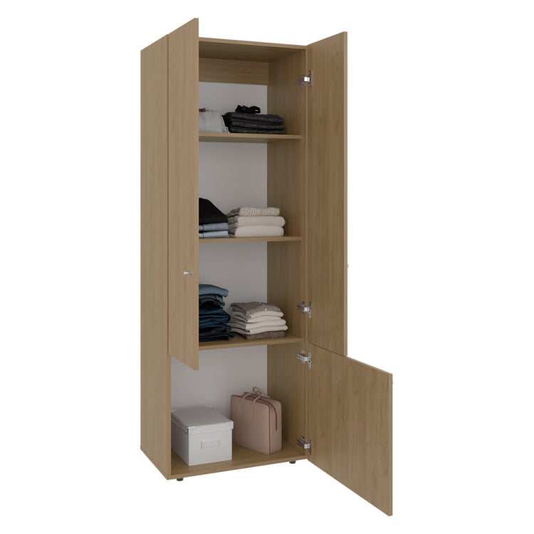 Soham Closet System Duo, Bedroom, Macadamia