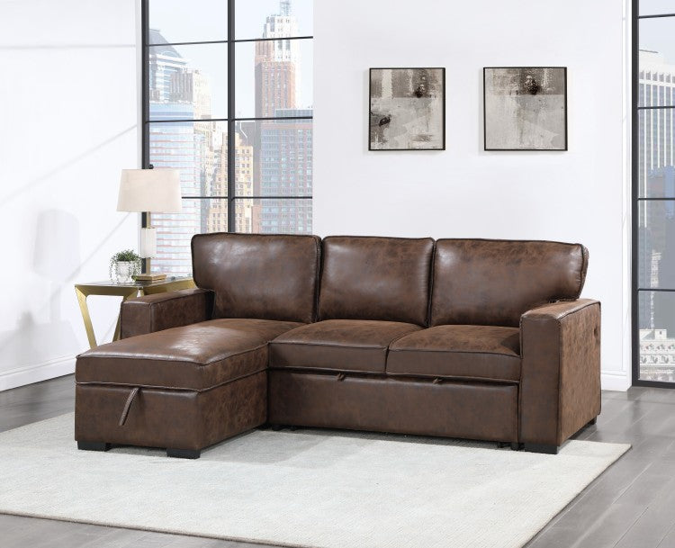 Territory Coffee Reversible Pull Out Sofa Bed