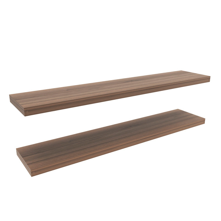 Shelves 1.5" H, 2 Shelves, Walnut Living Room