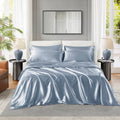 6 Pcs King Luxury Sheet Set Blue