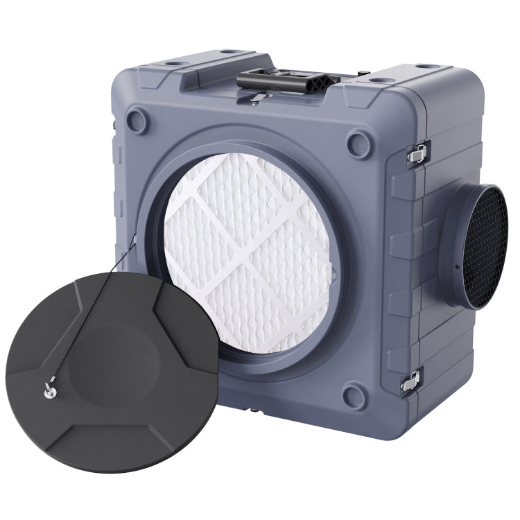 Air Scrubber With 3 Stage Filtration, Stackable Negative Air Machine 550 Cfm, Air Cleaner With Merv10, Carbon, H13 Hepa, For Home, Industrial And Commercial Use