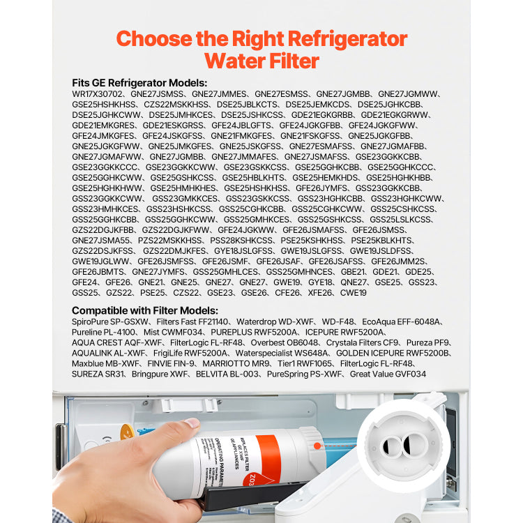 Refrigerator Water Filter Replacement Edr1Rxd1 Remove 70 Contaminants White