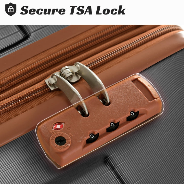 Hardshell Abs Luggage Sets 2 Piece Suitcase Set Expandable With Tsa Lock Spinner Wheels For Men Women