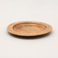 Handcrafted 13" Wood Charger Plate Wooden Dinning Placemat Artisan Wood Tableware