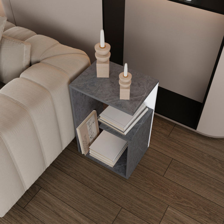 Side Table Sallis, Living Room, Onyx White