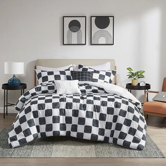 Twin Twin Xl Checkered Comforter Set