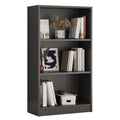 Bookcase Freestanding 3 Shelf Wood Bookshelf Adjustable Shelves For Home Office,3 Layer