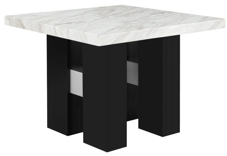 Mikha White Bar Table And Bar Stool Set