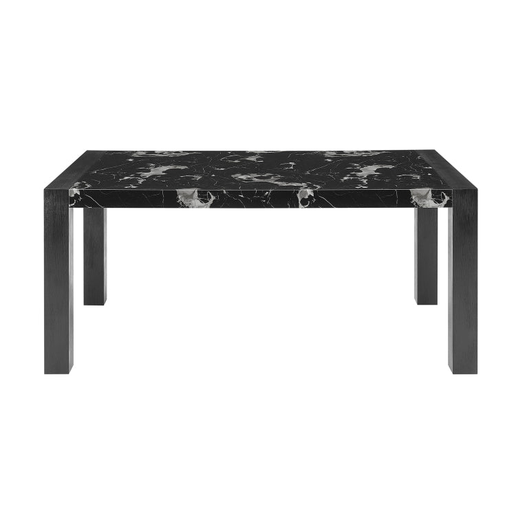 Black Dining Table And 4 Charcoal Dining Chairs