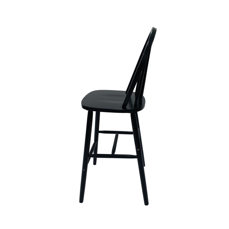 BARSTOOL black - rubber wood