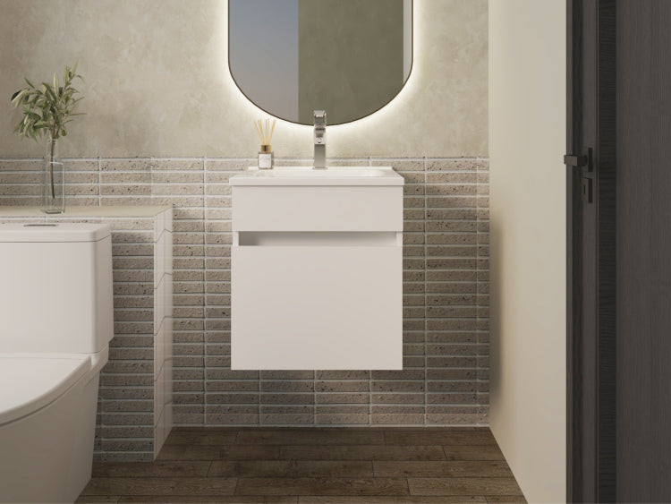 Newell Vanity Sink, Bathroom, White