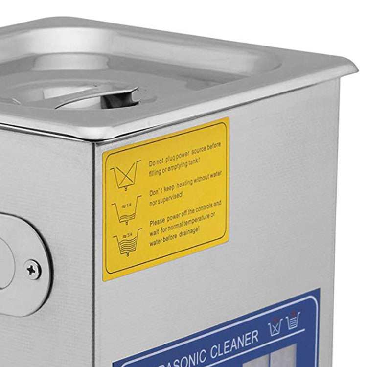 Ultrasonic Cleaner 2L Digital Ultrasonic Parts Cleaner With Timer 40Khz Professional 304 Stainless Steel Ultrasonic Cleaner 110V For Jewelry Watch Glasses Diamond Eyeglass Small Parts Cleaning