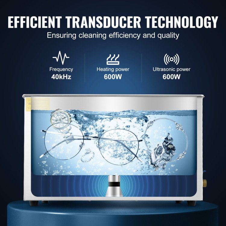 Ultrasonic Cleaner 30L Ultrasonic Cleaner For Cleaning Eyeglasses Dentures Commercial Industrial Ultrasonic Cleaner With Digital Heater Timer And Cleaner Basket 30 Liter